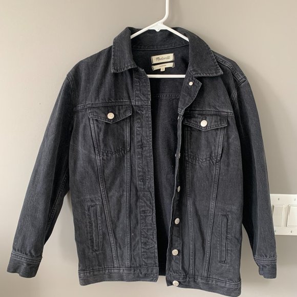 Madewell The Oversized Jean Jacket in Lunar Wash - Picture 1 of 3